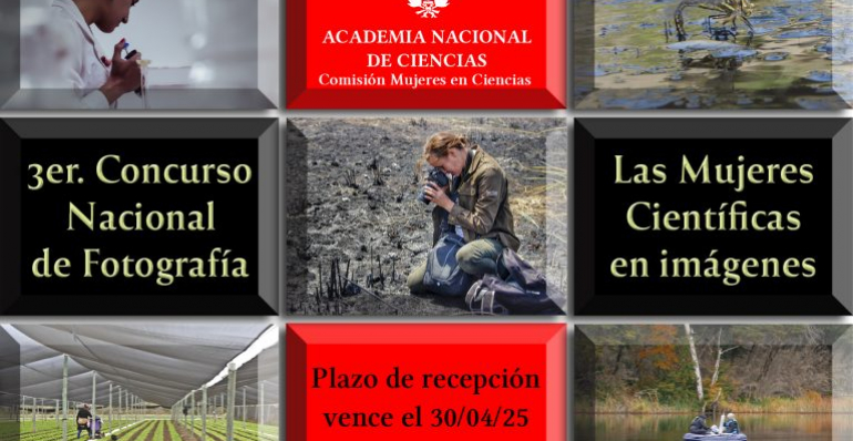 3er Concurso Nacional de Fotografía "Las Mujeres Científicas en imágenes"